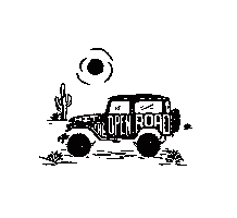 CruiserGear escape cactus desert toyota Sticker
