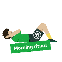 Illustration Morning Sticker by AOK Niedersachsen