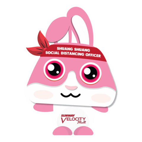 Bunny Panda Sticker by Sunway Velocity Mall