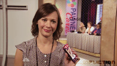 scared parks and recreation GIF