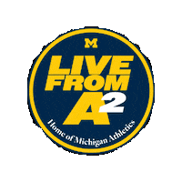 Go Blue University Of Michigan Sticker by Michigan Athletics