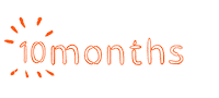 10 Months Sticker by ASF brush