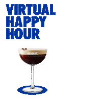 Happy Hour Virtual Party Sticker by Absolut Vodka