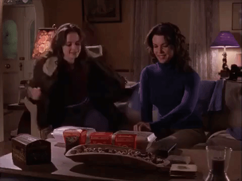 season 3 eating GIF by Gilmore Girls 