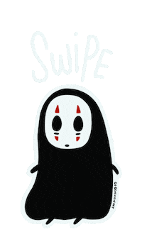 Swipe Up Studio Ghibli Sticker
