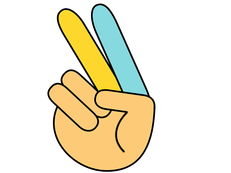 fingers crossed STICKER