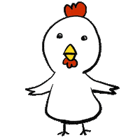 Fun Rooster Sticker
