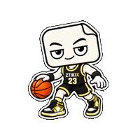 Slam Dunk Basketball Sticker by ZTIKIX