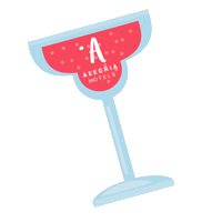 ALEGRIAHOTELS summer drink cocktail strawberry Sticker