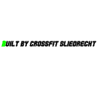 Cfs Builtby Sticker by CrossFitSliedrecht