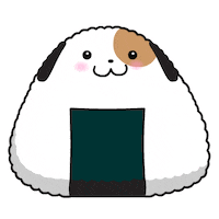 Hungry Rice Ball Sticker