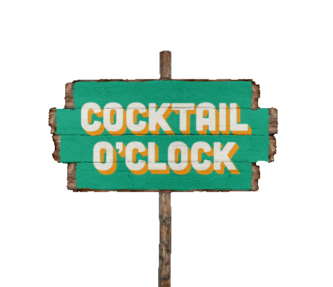 Relax Sign Sticker by Malibu Rum