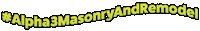 Alpha3MasonryAndRemodel remodel masonry alpha 3 alpha3masonryandremodel Sticker