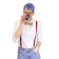 Kapsterloes yes swipe up kapster kleuren Sticker