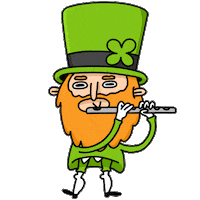 Happy St Patricks Day Sticker by Holler Studios