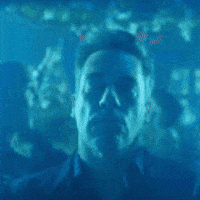 Blue Man GIF