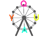 Ferris Wheel Rainbow Sticker by Quay Australia