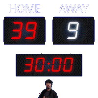 9 Away Sticker