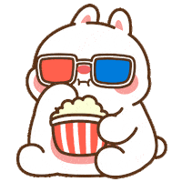 Pop Corn Sticker by Tonton Friends