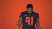Pumped Up Point GIF by Fighting Illini Athletics