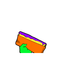 TinyLittleMonster tinylittlemonster jenrearick tinymonsterarmwithsqueegee tinysqueegeearm Sticker