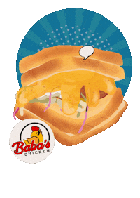 babaschicken spicy babas hotchicken nashvillehotchicken Sticker