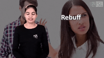 Sign Language Rebuff GIF by ISL Connect