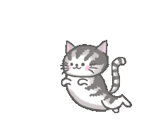 Cat Jump Sticker