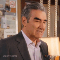 eugene levy smile GIF by Schitt's Creek