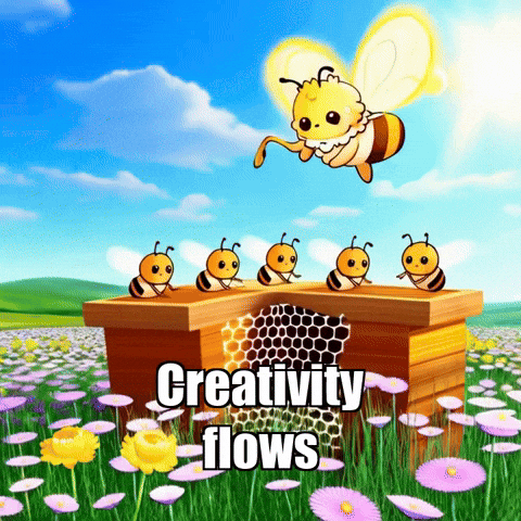 Wisdom Creativity GIF by Beelightened