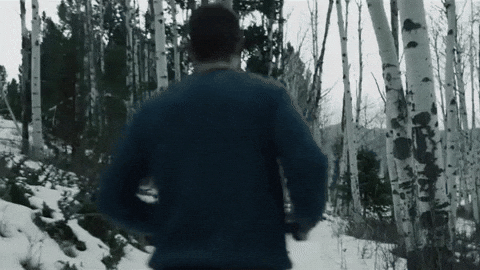 Snow Running GIF by VVS FILMS