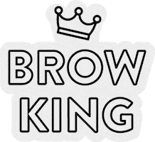 King Eyebrows Sticker by HD Brows