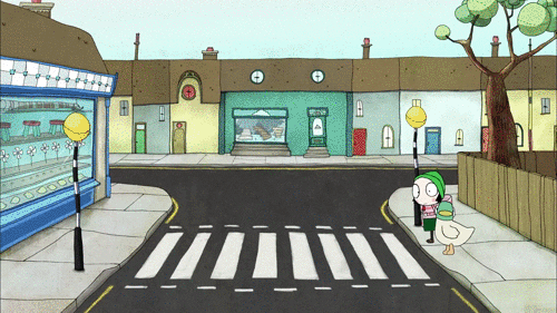 hands road GIF by Sarah & Duck