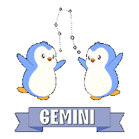 Penguin Twins Sticker by Pudgy Penguins