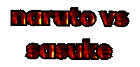 Naruto Vs Sasuke Sticker by Alissandra