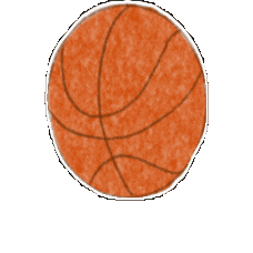 Basketball Ball Sticker by CHRISTOPH MIETHKE GMBH & CO. KG
