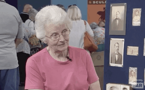 Reaction What GIF by ANTIQUES ROADSHOW | PBS