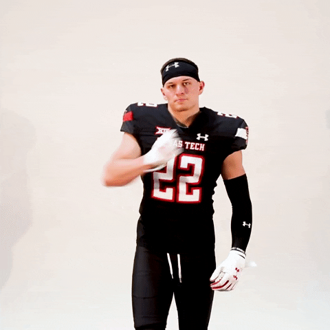Sterling Galban GIF by Texas Tech Football