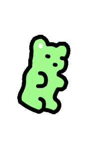 gummy bears nom Sticker by HeyTVM
