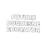 Education Teacher Sticker by Duquesne University