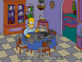 homer simpson news GIF