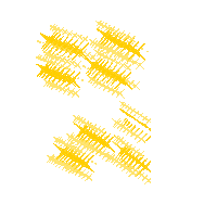 corridor yellow sparkle background zoom Sticker