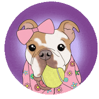 Play Ball Dog Sticker