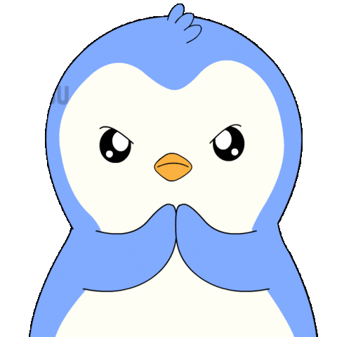 Fight Me Sticker by Pudgy Penguins