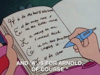 hey arnold nickelodeon GIF