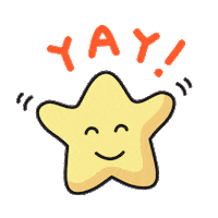 Happy Star Sticker