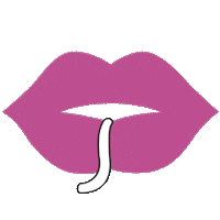 lips pasta Sticker by Hardie Grant UK