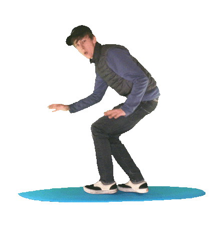 StudioSocial waves surfing surfs up studiosocial Sticker