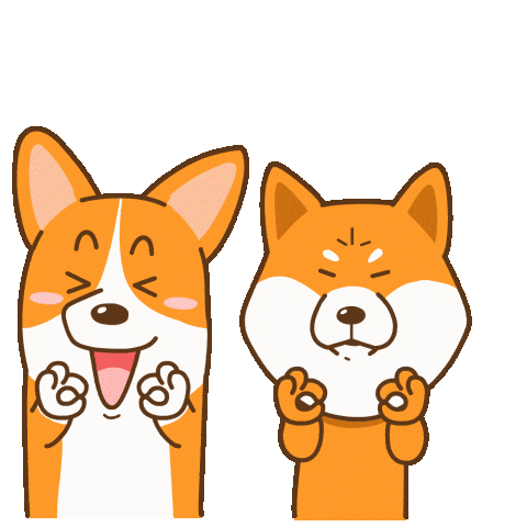 Corgi Shiba Sticker