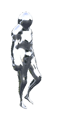 Walking Away Sticker